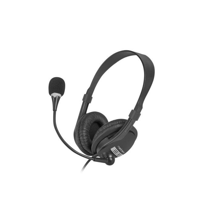 Auriculares con Micrófono Natec NSL-0294 Negro Naranja (1 unidad) 1