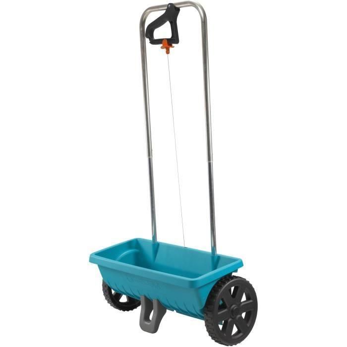 Gardena SpreaderL Esparcidor de Ruedas hasta 400 m², 54 cm ancho, 12.5 L, ajuste ergonómico, Stop-Flow 0 Gardena SpreaderL Esparcidor de Ruedas hasta 400 m², 54 cm ancho, 12.5 L, ajuste ergonómico, Stop-Flow 0