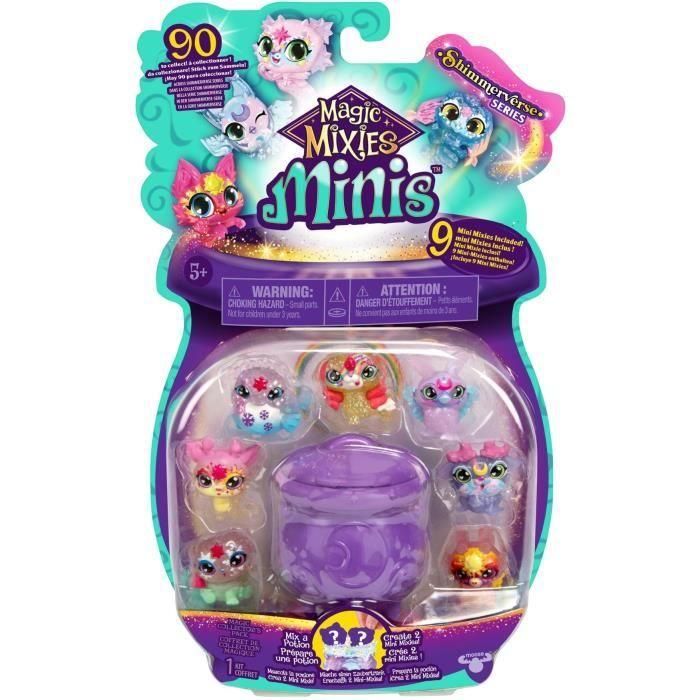 Pack 9 Mini Figuras - MAGIC MIXIES - Mini criaturas coleccionables, calderos e ingredientes incluidos Pack 9 Mini Figuras - MAGIC MIXIES - Mini criaturas coleccionables, calderos e ingredientes incluidos