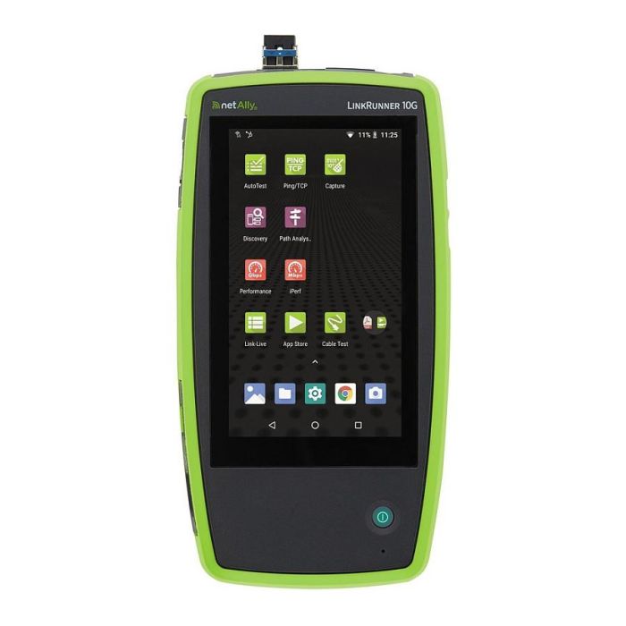 NetAlly LinkRunner 10G Professional Kit LR10G-200-KIT - Comprobador de Alimentación PoE, Pantalla LCD 5", RJ-45, SFP/SFP+, Ensayo de Transmisión, Verde 1 NetAlly LinkRunner 10G Professional Kit LR10G-200-KIT - Comprobador de Alimentación PoE, Pantalla LCD 5", RJ-45, SFP/SFP+, Ensayo de Transmisión, Verde 1