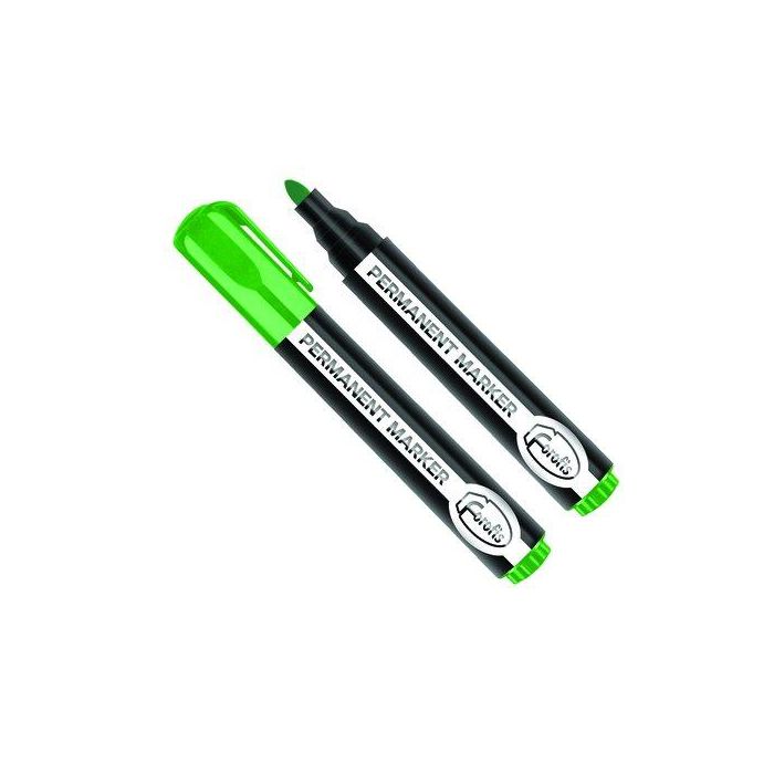 Marcador Permanente Forofis Conico Verde (Set de 12)