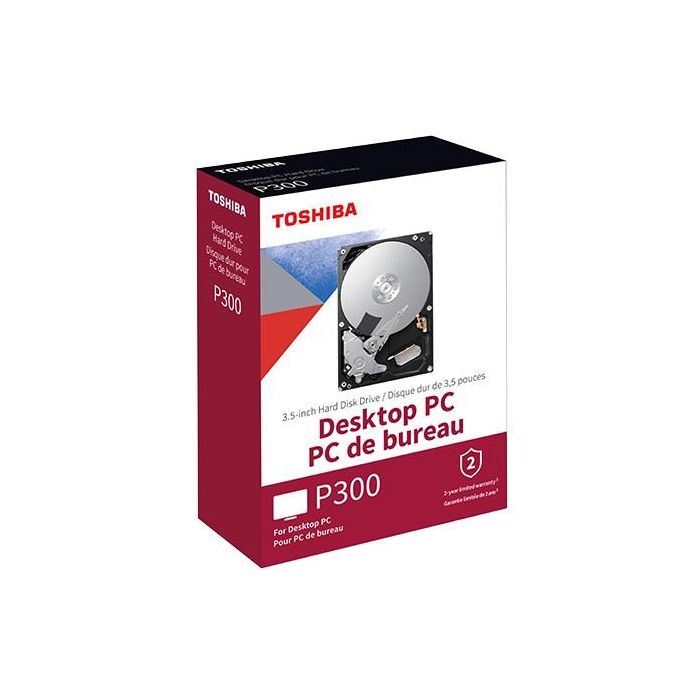 Toshiba P300 Disco Duro Interno 6TB 5400RPM 128MB 3.5" Serial ATA III 2