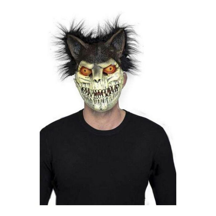 1/2 skull foam mask one size 1