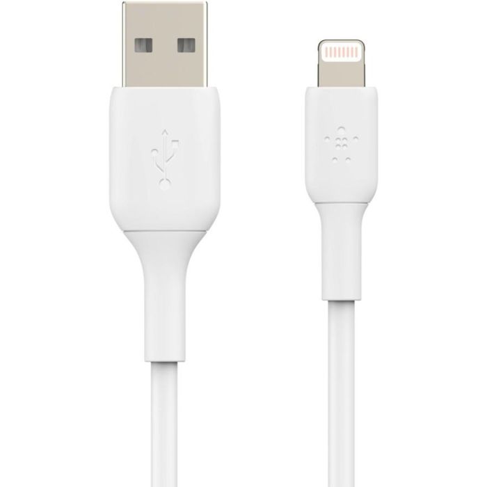Belkin CAA001BT1MWH Cable Lightning a USB A 1 m Blanco 2
