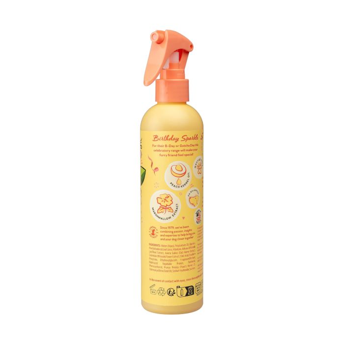 Pet Head Birthday Spray para Mascotas, 300 mL - Olor Algodón de Azúcar, Limpia y Calma el Pelaje Dejándolo Fresco y Sedoso 1