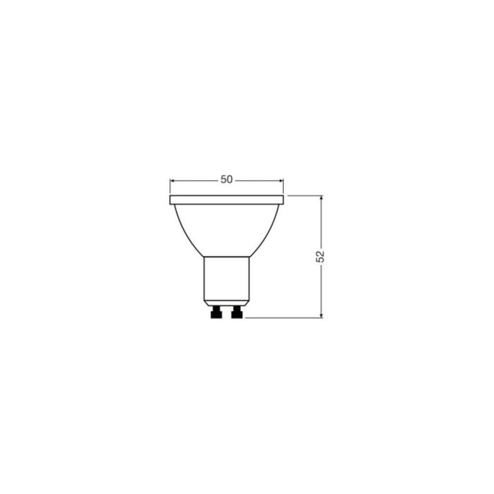 [LVE-4099854058943] Ledvance/Osram Bombilla LED Spot GU10 8,3W 575Lm 4000K 60º IP20 Regulable - Blanco Natural 1