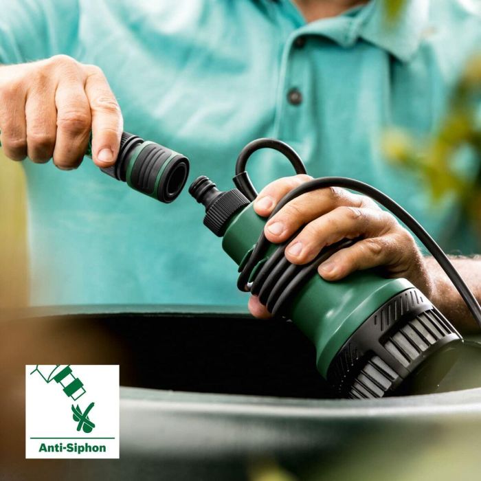 Bosch Bomba de Jardín para Riego desde Colector Agua Lluvia, Temporizador 3 Configuraciones, Chorro Potente 25m, Incluye Adaptadores 3 Bosch Bomba de Jardín para Riego desde Colector Agua Lluvia, Temporizador 3 Configuraciones, Chorro Potente 25m, Incluye Adaptadores 3
