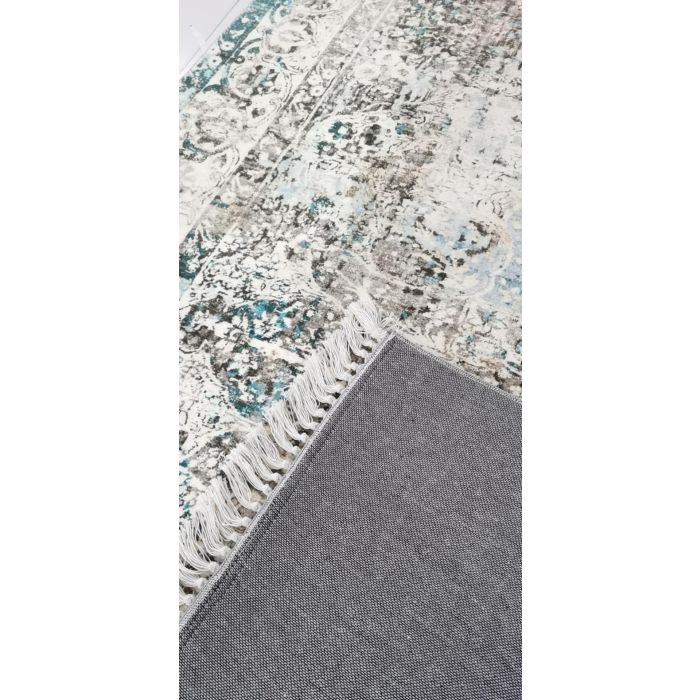 DKD Home Decor Alfombra Rectangular Árabe de Poliéster Multicolor 240x60 cm, 600 gsm, Lavado en Seco 1