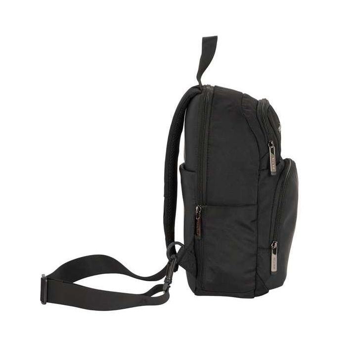 Safta Mini Mochila 1 Hombrera Tablet 11"+USB Business Black 18x34x12 cm 2