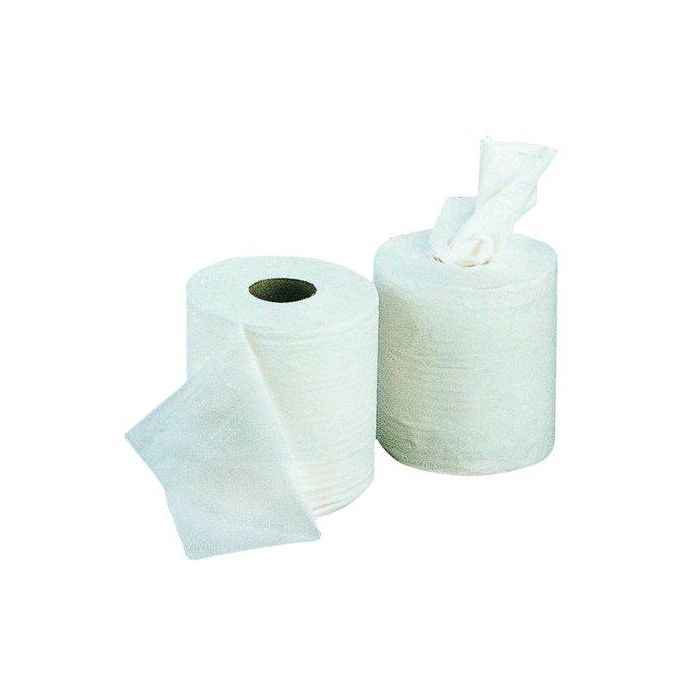 Bobina De Papel Mecha 100% Celulosa 2 Capas 80 Metros 0,6 Kg.