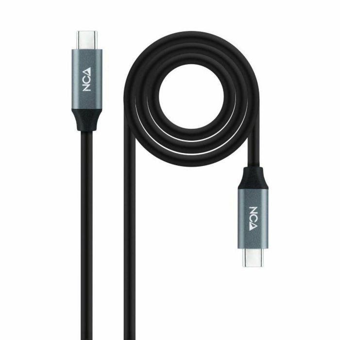 Cable USB-C NANOCABLE 10.01.4301 Negro 1 m (1 unidad) 2