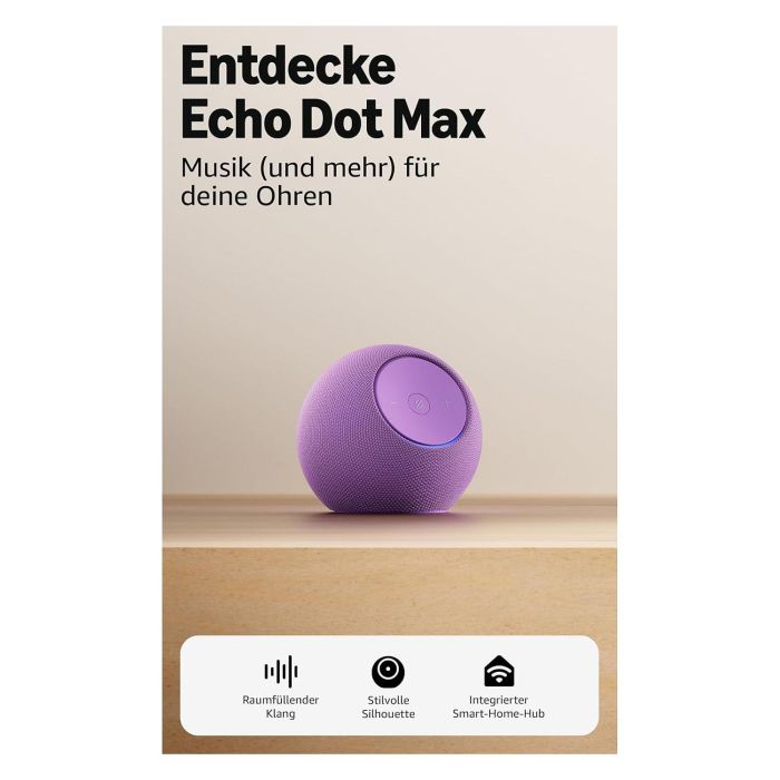 Amazon Echo Dot Max (2025) lila 1