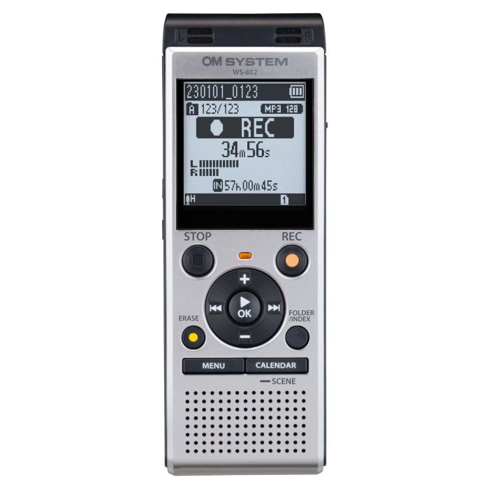 Olympus WS-883 Grabadora de Voz IC 4GB microSD Audio In/Out para Clases, Idiomas y Negocios, Voice Chaser, Cancelación Ruido Olympus WS-883 Grabadora de Voz IC 4GB microSD Audio In/Out para Clases, Idiomas y Negocios, Voice Chaser, Cancelación Ruido