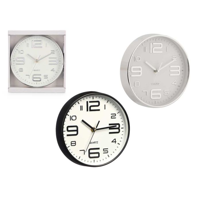 Reloj Redondo 20 Cm Numeros Grandes Surtidos Giftdecor (12 Unidades) Reloj Redondo 20 Cm Numeros Grandes Surtidos Giftdecor (12 Unidades)
