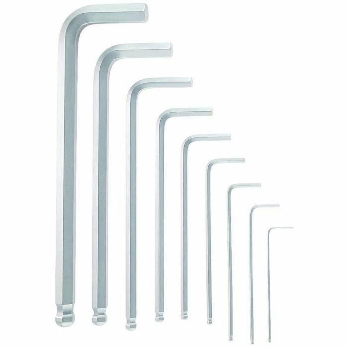 Bosch Professional BOS4059952512525 Juego de 9 llaves macho para tornillos con hexágono interior 1