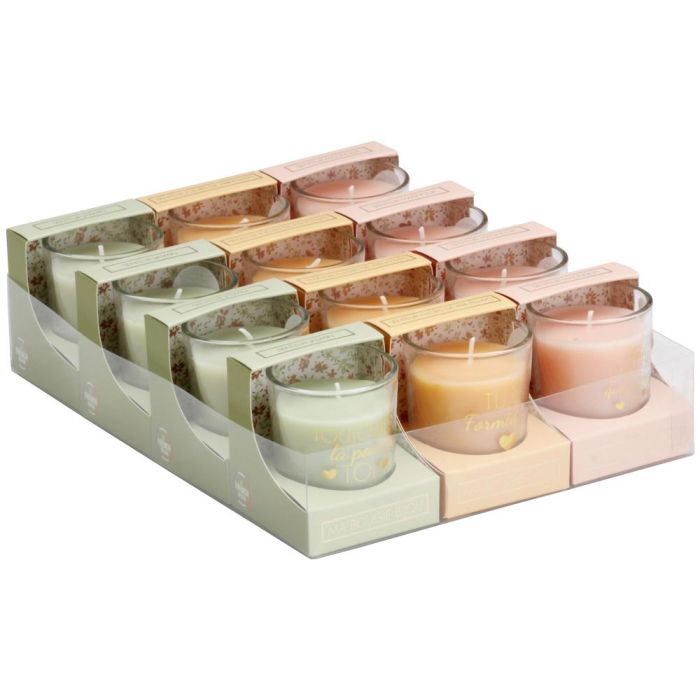 Home Deco Factory Vela Perfumada con Joya Sorpresa Colección Bougie Jazmín Flores Primavera Magnolia 3