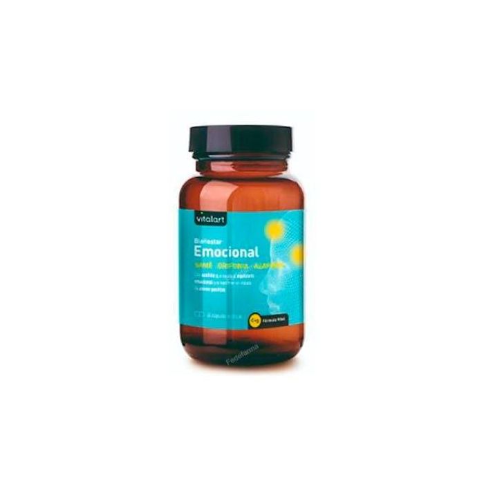 Vitalart Bienestar Emocional 60 Cápsulas con SAMe, Grifonia, Azafrán y Rhodiola para un estado de ánimo normal
