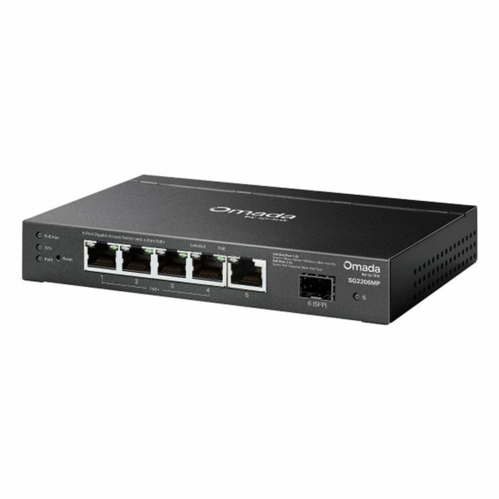 TP-Link SX3832MPP Switch Gestionado L2+ 10G Ethernet con 24 Puertos RJ-45, 8 SFP+, PoE y Montaje en Rack/DIN 6 TP-Link SX3832MPP Switch Gestionado L2+ 10G Ethernet con 24 Puertos RJ-45, 8 SFP+, PoE y Montaje en Rack/DIN 6