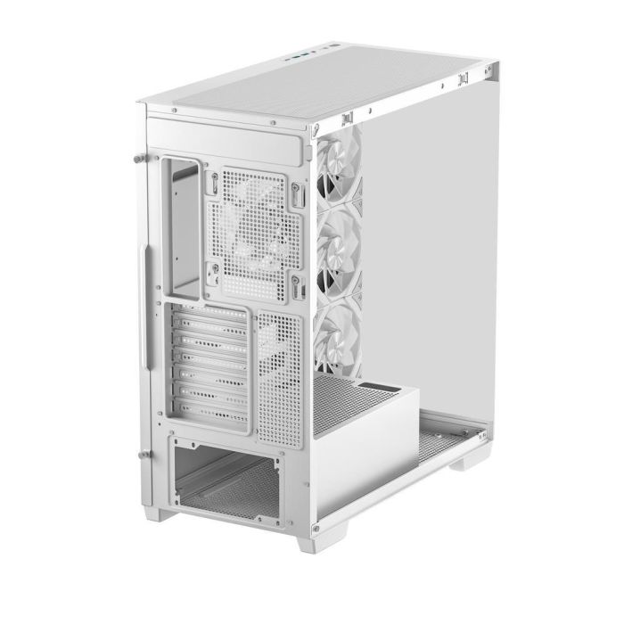 Deepcool CG580 4F WH - Caja Torre PC Gaming, ATX, Cristal Templado, 4 Ventiladores ARGB, USB-C, Blanco 7 Deepcool CG580 4F WH - Caja Torre PC Gaming, ATX, Cristal Templado, 4 Ventiladores ARGB, USB-C, Blanco 7