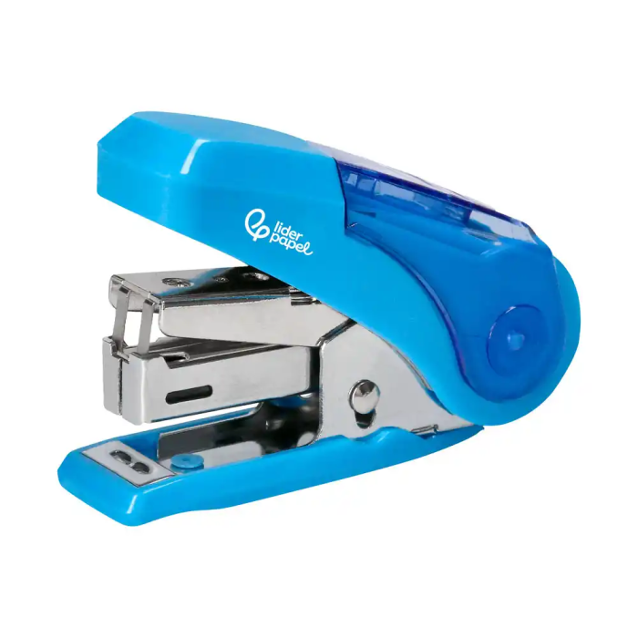 Liderpapel Grapadora Micro Nº10 12 Hojas con Regalo Funda y 1000 Grapas Colores Surtidos 2