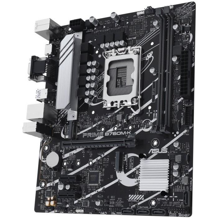 Asus 90MB1FI0-M1EAY0 Placa Base PRIME B760M-K Socket LGA1700 Micro ATX para Intel 13ª/12ª Gen DDR5 PCIe 4.0 2 Asus 90MB1FI0-M1EAY0 Placa Base PRIME B760M-K Socket LGA1700 Micro ATX para Intel 13ª/12ª Gen DDR5 PCIe 4.0 2