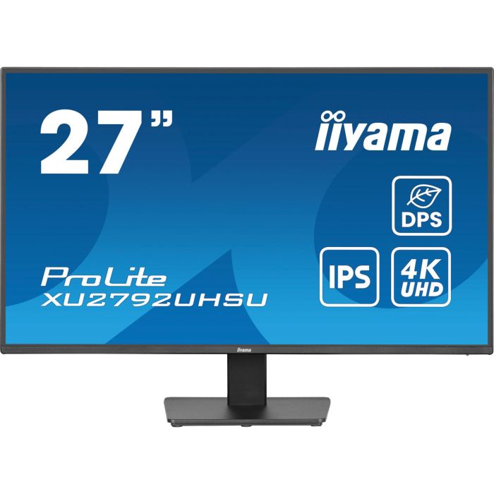 Iiyama Monitor ProLite XU2792UHSU-B6 27" IPS 4K UHD LED Negro 3840 x 2160 Pixeles 4 ms USB 3.2 Gen 1 15W Power Delivery 1