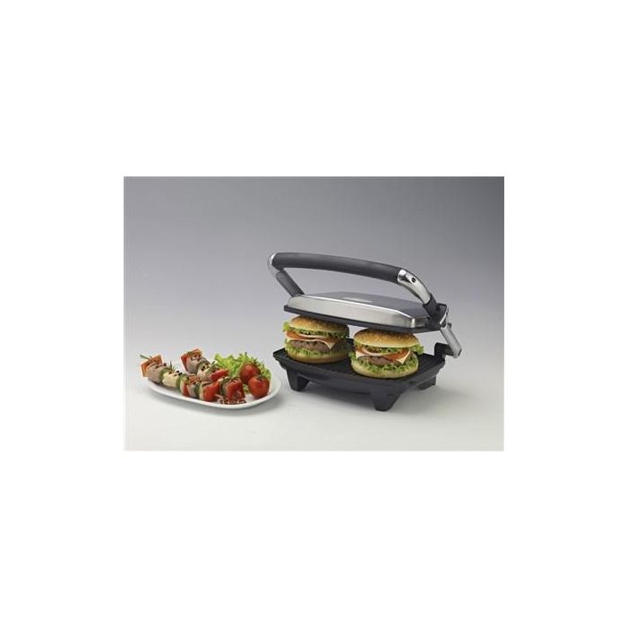 Ariete 1911 Grill Eléctrico Slim Toast&Grill con Plancha Superior Basculante y Placas Antideslizantes 1 Ariete 1911 Grill Eléctrico Slim Toast&Grill con Plancha Superior Basculante y Placas Antideslizantes 1