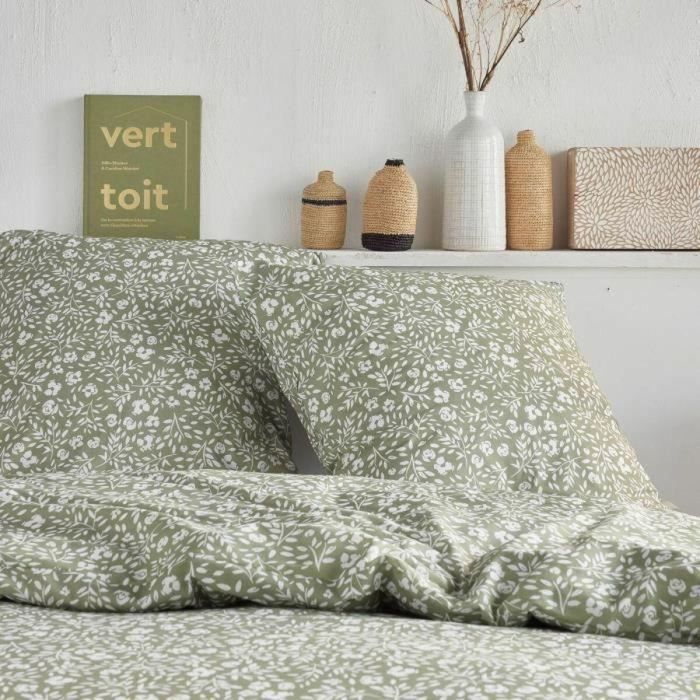 Today Juego de cama Crazy Estampado floral 2 personas 220 x 240 cm Verde TOD3574641289027 1