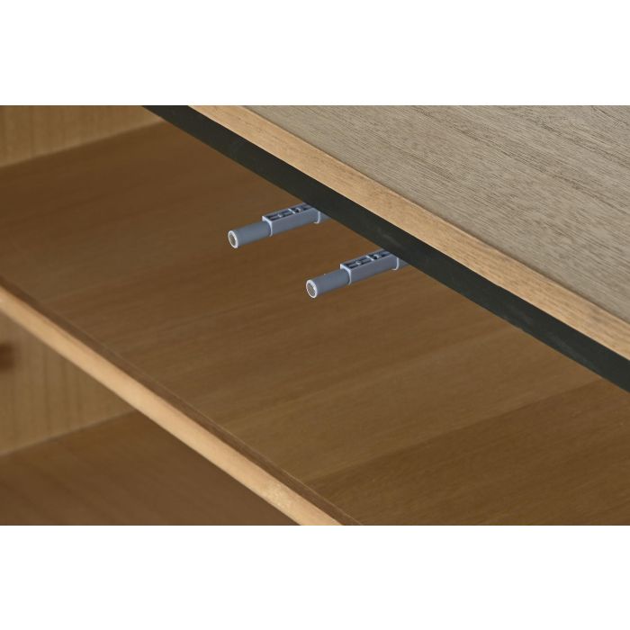 DKD Home Decor Haiarts 23 Mueble Tv Balines Natural Negro 180 x 40 x 55 cm 9