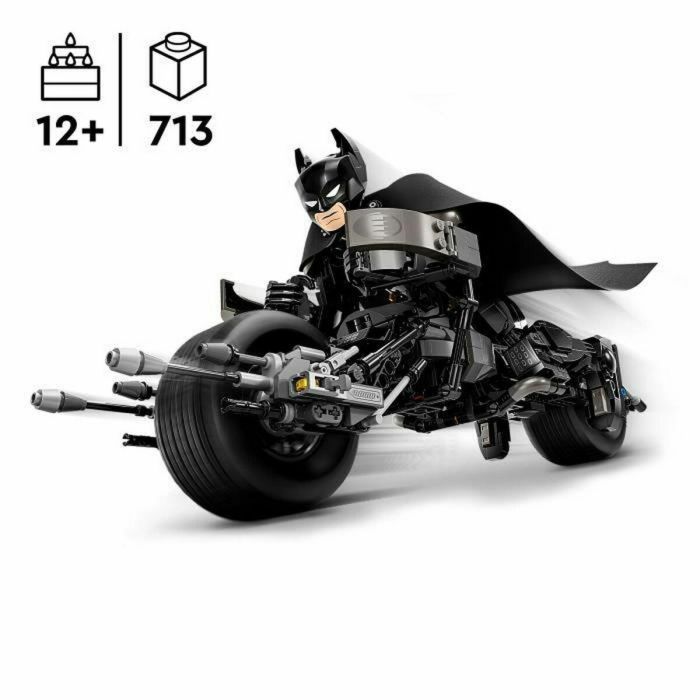 LEGO DC Batman 76273 Minifigura de Batman y motocicleta Bat-Pod para construir 5