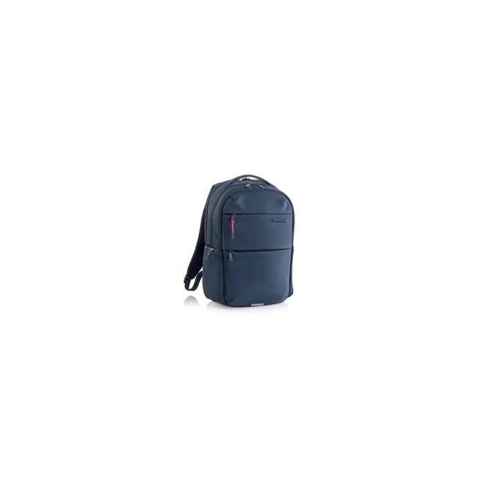 Miquelrius MR19565 Mochila Mediana Bag To Work Marino Poliéster Repelente al Agua para Portátil 16" Ergonómica con Múltiples Bolsillos
