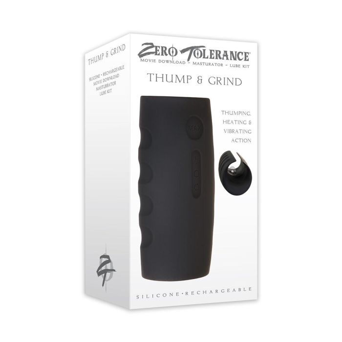 Masturbador Masculino Zero Tolerance Negro 5