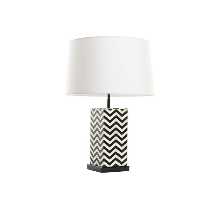 Lampara Sobremesa Item Home DKD Home Decor Blanco Negro 50 x 69 x 50 cm Lampara Sobremesa Item Home DKD Home Decor Blanco Negro 50 x 69 x 50 cm