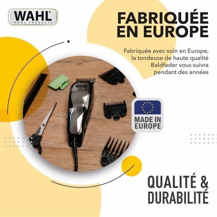 Wahl Cortapelos Baldfader 20107-0460 - 14 Piezas, Corte 1-13mm, Cuchillas Autoafilables, Motor Potente - Ideal para Cortes Cortos y Diseño 3 Wahl Cortapelos Baldfader 20107-0460 - 14 Piezas, Corte 1-13mm, Cuchillas Autoafilables, Motor Potente - Ideal para Cortes Cortos y Diseño 3