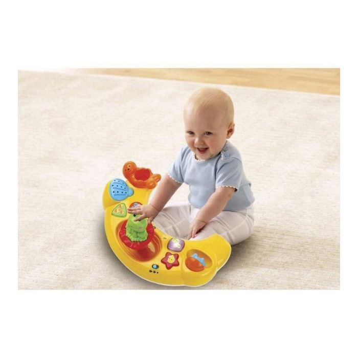 VTech Baby Asiento de Baño Súper Interactivo 2 en 1 y Juguete para Bebés +6 Meses con 4 Botones Luminosos y Rana que Proyecta Agua 3 VTech Baby Asiento de Baño Súper Interactivo 2 en 1 y Juguete para Bebés +6 Meses con 4 Botones Luminosos y Rana que Proyecta Agua 3