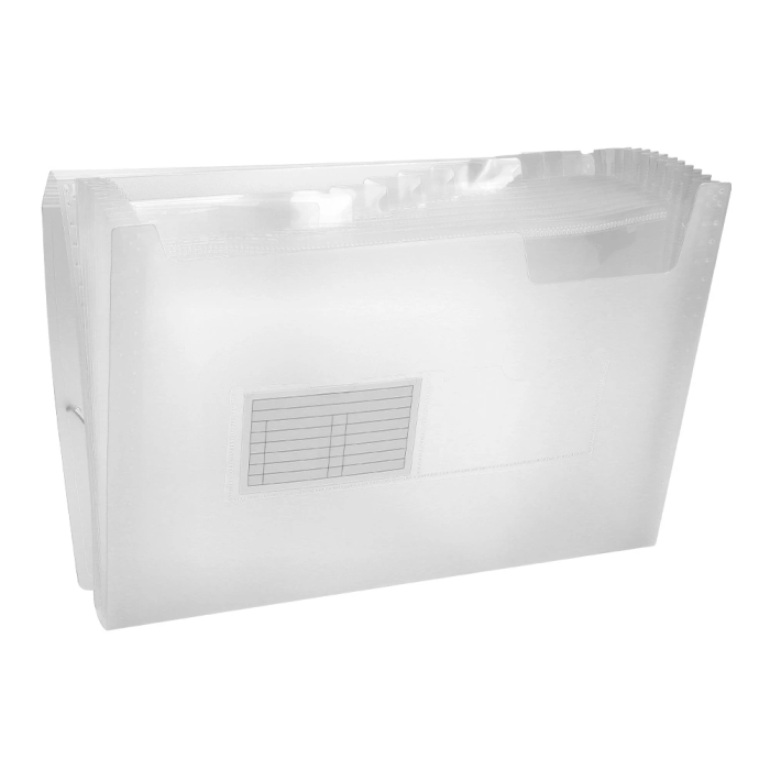 Liderpapel 32114 Carpeta Clasificadora Fuelle Polipropileno DIN A4 Incolora 13 Departamentos 5 Liderpapel 32114 Carpeta Clasificadora Fuelle Polipropileno DIN A4 Incolora 13 Departamentos 5