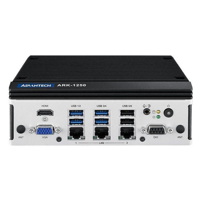 Advantech PC Industrial Fanless DIN-Rail con Procesador Intel Core i5/i3 11ª Gen, 3xLAN, 4xCOM, USB 3.2, HDMI 4K, VGA, -40 a 60°C