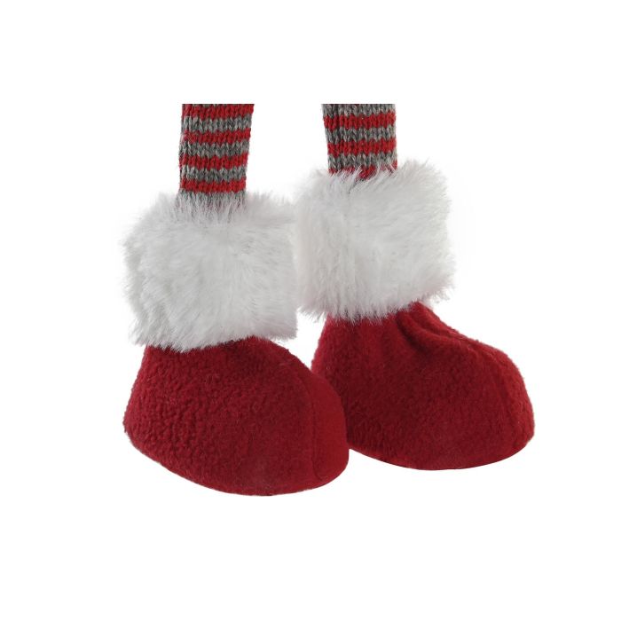 DKD Home Decor Figura de Navidad Tradicional Reno Rojo 52 x 13 x 11 cm (Alto x Ancho x Fondo) Poliéster 2