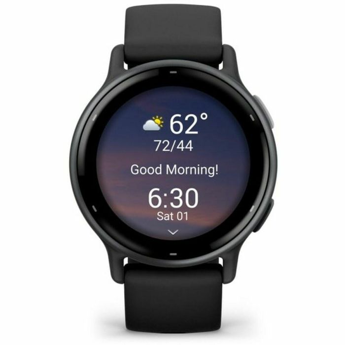 Garmin AAAAH39016 Reloj GPS Vivoactive 5, Smartwatch con WiFi, Pantalla 30.4mm (1.2"), Gris con Correa Negra 31