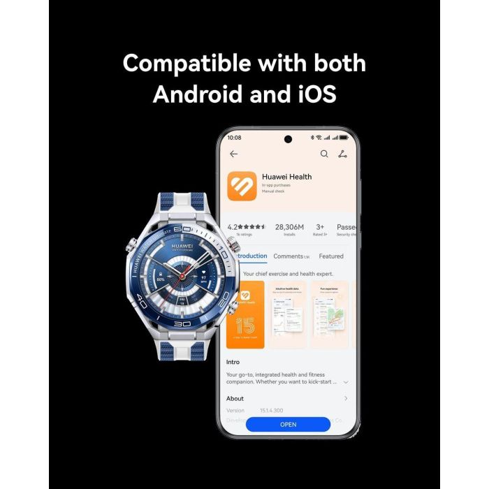 Smartwatch Huawei 55020GAY 1,5" Azul 46 mm Ø 48 mm 9