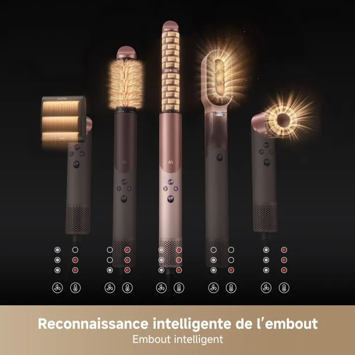 Mova Secador de pelo TURBO Silencioso 240 V Blanco DRE1731406746533 3