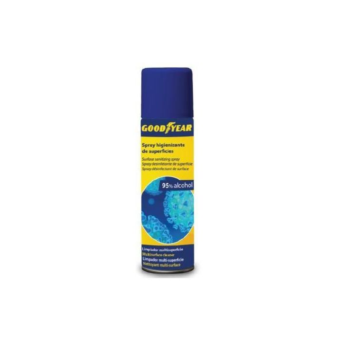 Goodyear Spray Limpiador Higienizante De Superficies Alcoholico 500 mL Goodyear Spray Limpiador Higienizante De Superficies Alcoholico 500 mL