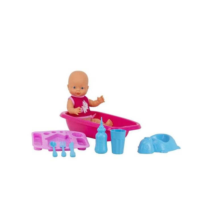Muñeco baby pipi comiditas con bañera 40x13x58cm 2 Muñeco baby pipi comiditas con bañera 40x13x58cm 2
