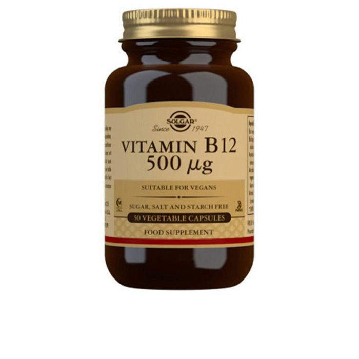 Solgar Vit B12 500Mcg.Cianocobalamina Cápsulas Vegetales Solgar Vit B12 500Mcg.Cianocobalamina Cápsulas Vegetales