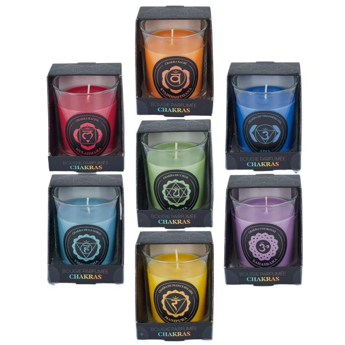 Vela Perfumada Vidrio Chakra Home Deco Factory 2