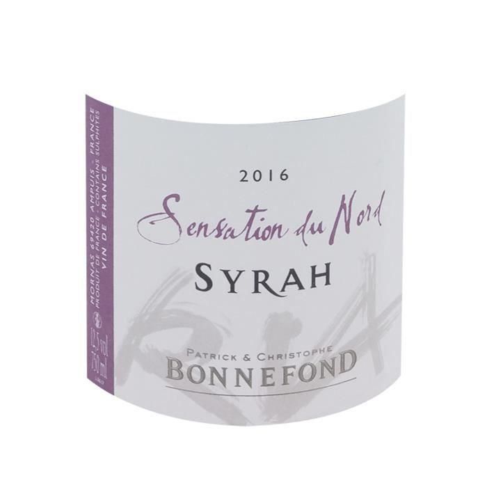 Domaine Bonnefond Sensation du Nord 2016 Vin de France - Vino tinto del valle del Ródano 1