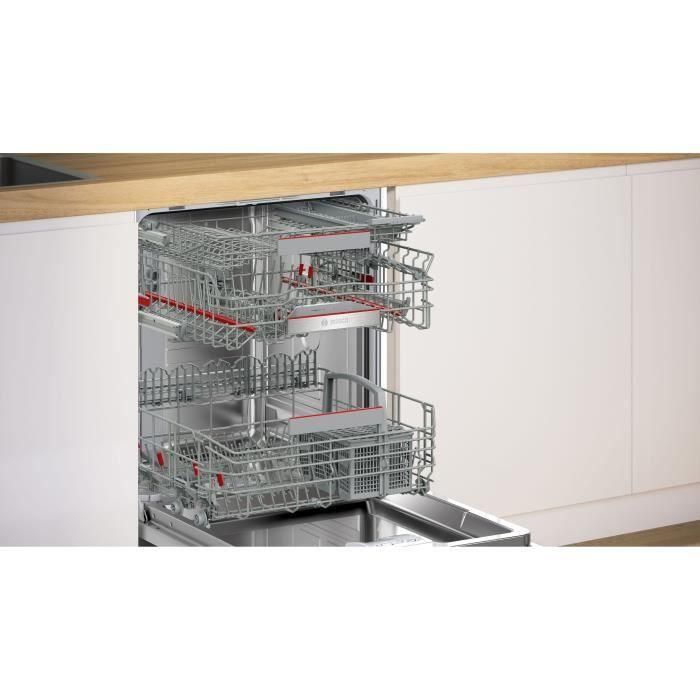 BOSCH SMV6EDX00E SER6 lavavajillas totalmente integrado - 13 cubiertos - Inducción - 42dB - Clase B - Blanco 1
