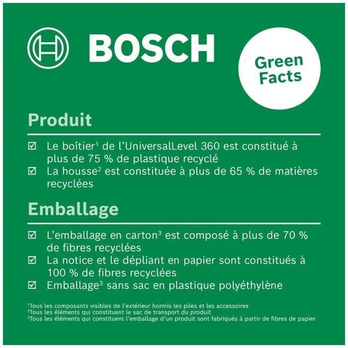 Láser de línea UniversalLevel 360 de Bosch (láser de línea vertical y horizontal con láser de 360° para alineación en todo el 2