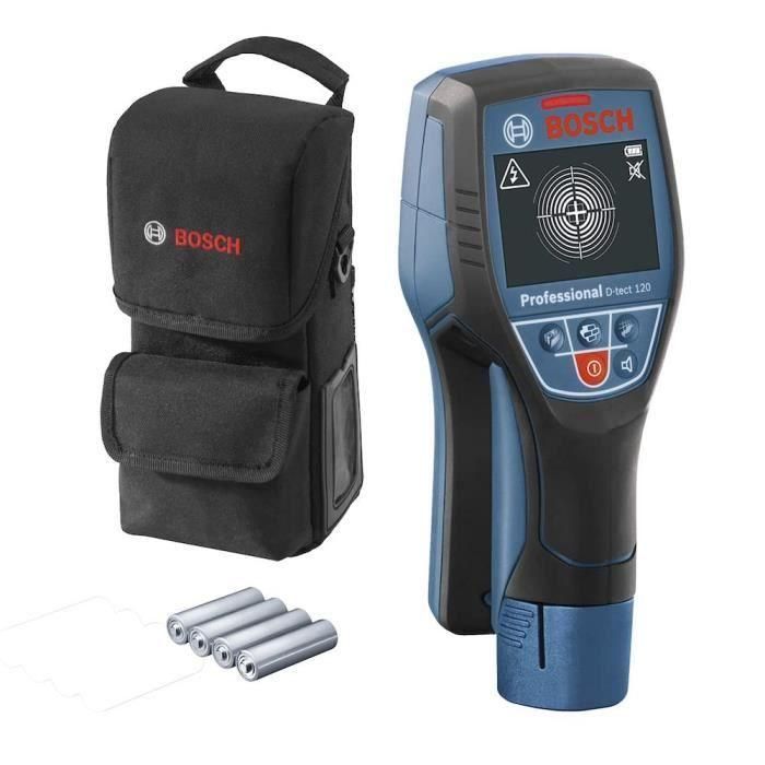 Bosch Professional D-Tech Wall Detector 120 + Cubierta