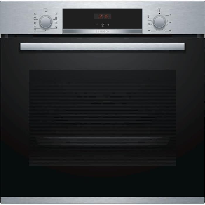 BOSCH - HBA534BR0 - Horno EcoClean - Aire forzado 3D - 71L - A - Acero inoxidable